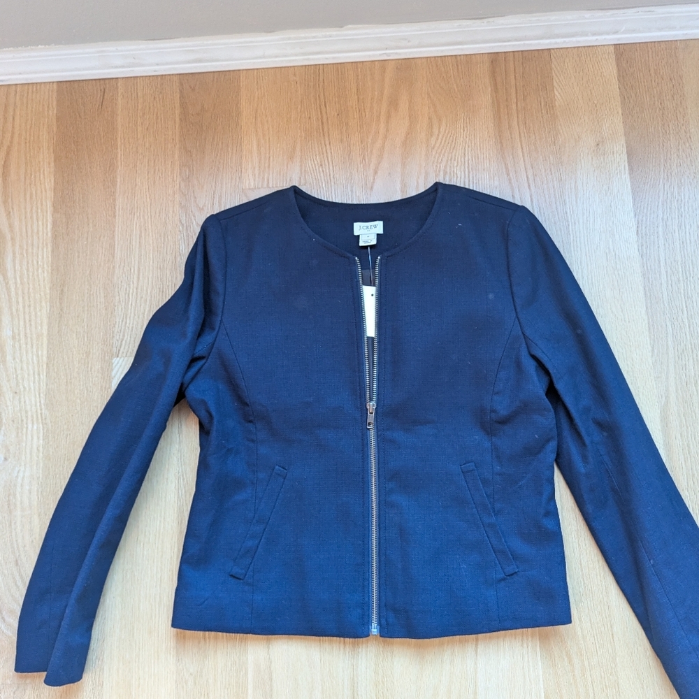 NWT J. Crew Women's Navy Blazer